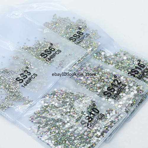 Strass retro piatto - , cristallo