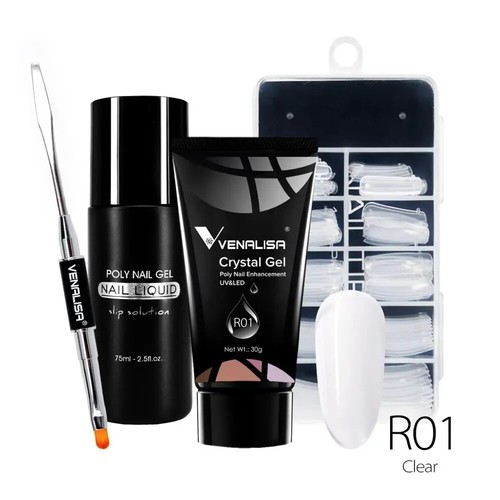 Kit gel unghie - gel, poly