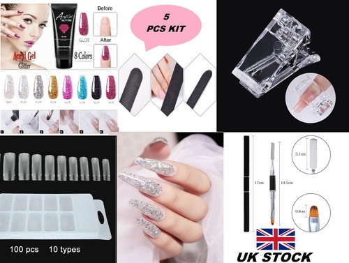 Glitter poly builder gel - glitter,