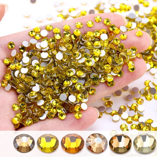 Cristallo giallo strass - , fondo