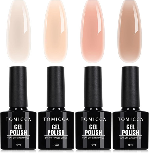 4pcs jelly nude gel - 4pcs,