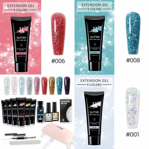 Gel costruttore poli - , glitter