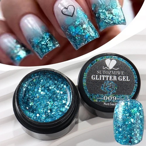 Smalto gel glitter riflettente - smalto,