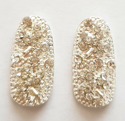 Charm nail art argento - 2x,