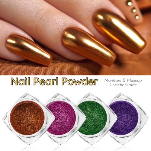 Polvere unghie perla shimmer - polvere,